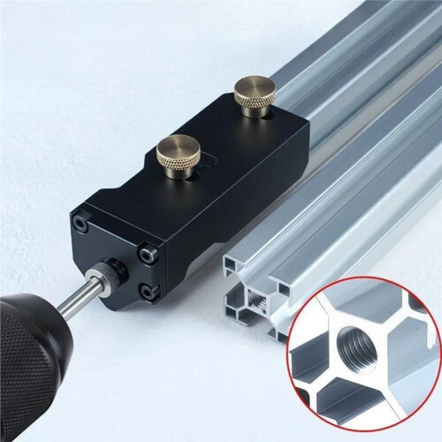 Adjustable Aluminum Profile Tapping Jig for DIY and Household Accessories 2