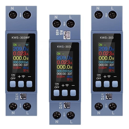 Tuya WIFI   Circuit Breaker 40A with Voltage Current Power Meter AC85-290V