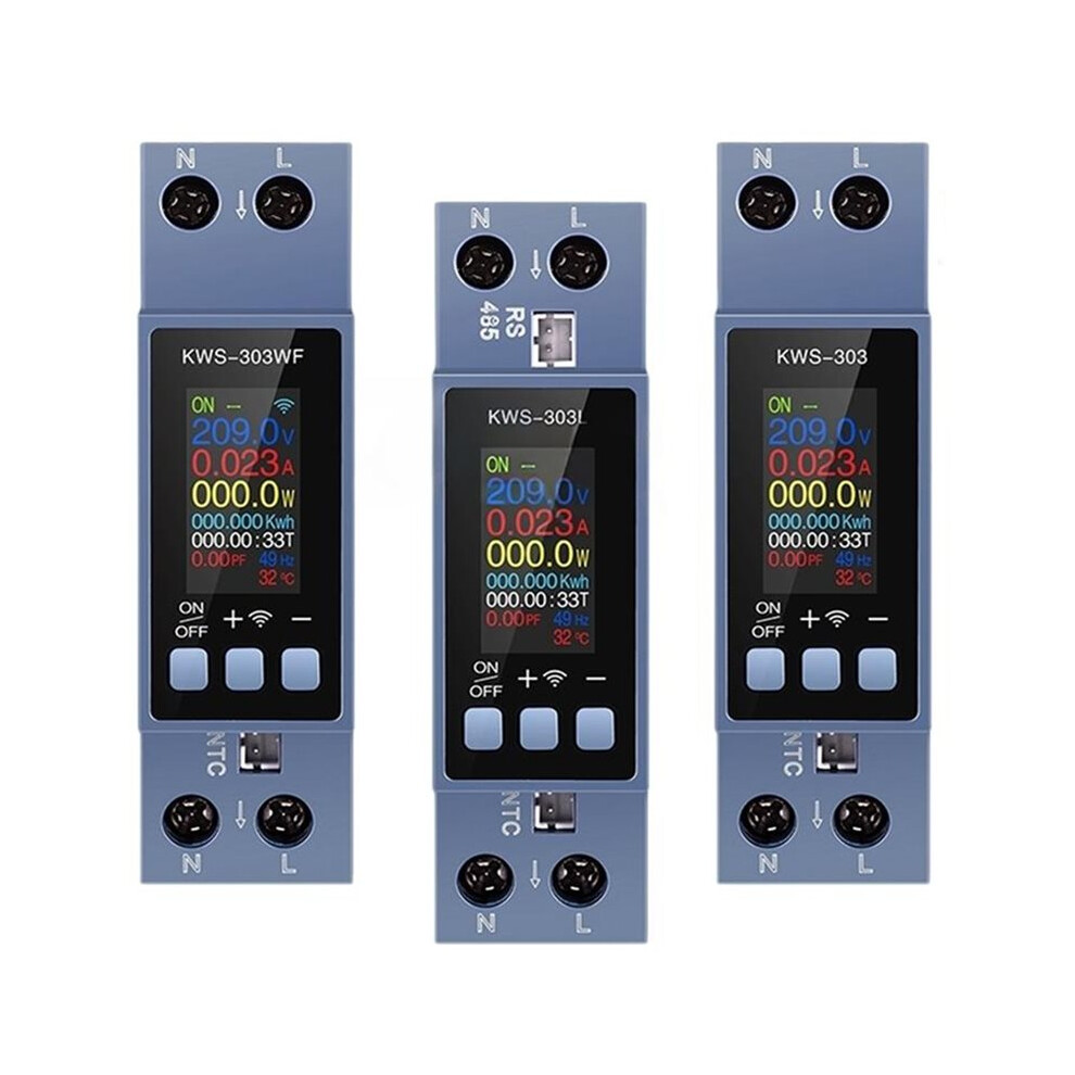 Tuya Wifi Circuit Breaker 40A With Voltage Current Power Meter Ac85-290V 4712553253753