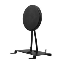 Bass Drum Practice Pad with Stand for Double Kick Pedal, Low Noise Training, Realistic Rebound Feel