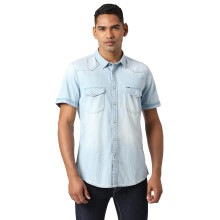 Pepe Jeans Ανδρικό Πουκάμισο Κανονικής Εφαρμογής (Pm308001F49000Xxl_Ice Wash)