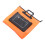 Folding Fish Bucket 48L EVA Orange with Handles 3