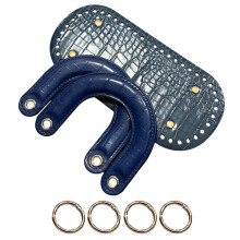 Einfach zu montierendes Handtaschen-Set, leichter-Blau
