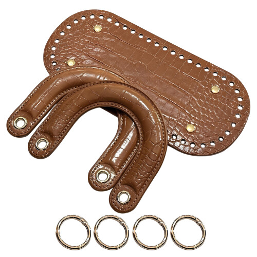 Multifunctional Handbag Accessories Set Practical PU-Brown