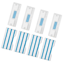 Set van 4 multifunctionele reinigingspads-blauwe strepen
