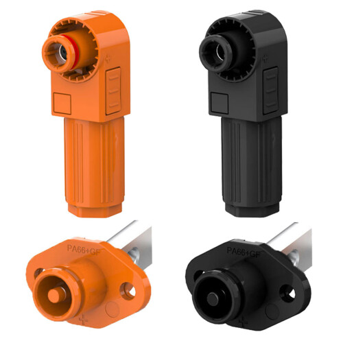 Industriële energieopslagconnectoradapter 50A-Oranje. plug 1