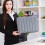 Hard Shell Laptop Briefcase with Combination Lock for Men, Large Capacity Document Storage, Silver 3