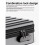 Hard Shell Laptop Briefcase with Combination Lock for Men, Large Capacity Document Storage, Silver 5