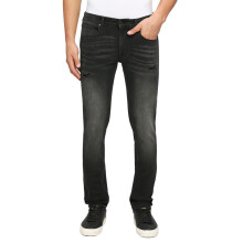Pepe Jeans Mænds Slim Mid Rise Jeans (Pm207406Q011_Tinted Black Used, 32)