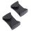 2pcs Ski Goggle Clips ABS Black Helmet Clamp 1
