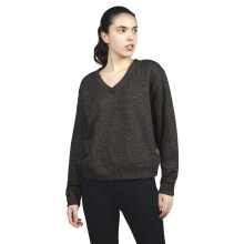 Skechers Skech-Sweats Shimmer V-Neck (Lt110A-Blk_Xl)