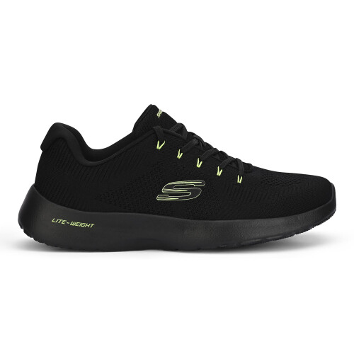 Skechers Skechers Ανδρικά Dynamight Μαύρο Λάιμ Καθημερινά Παπούτσια, 7 UK