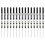 15Pcs Precise Screw in Fountain Pen Converter Ink Refill Tool Black 1
