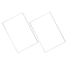 2pcs Large Clear Acrylic Sheet for DIY Watercolor Mixer Palette