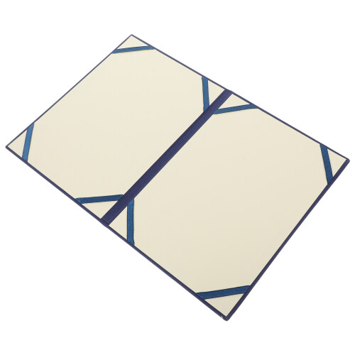 Blue Paper Certificate Paper Folder Award Document Protector Cover