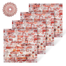 20 Pcs Vintage Simulated Retro Tiles Wall Stickers