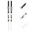 15Pcs Precise Screw in Fountain Pen Converter Ink Refill Tool Black 5