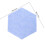 Wear-Resistant Felt Memo Board White 8pcs 7.9x6.9x0.4in 2