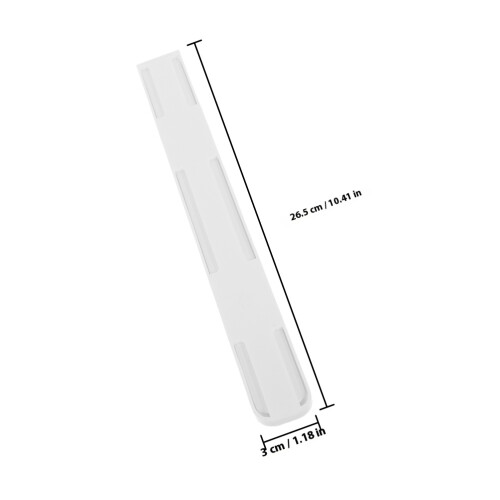 4pcs White Plastic Hips Shelf Sliders For Bedroom Storage 1