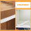 4pcs White Plastic Hips Shelf Sliders For Bedroom Storage 4