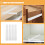 4pcs White Plastic Hips Shelf Sliders For Bedroom Storage 6