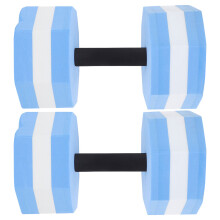 1Paar Eva Blauwe Waterdumbbells Voor Zwembad Fitness En Wateraerobics