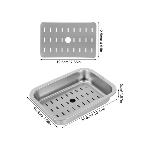 Stainless Steel Cooling Rack with Baking Tray for Oven and Kitchen 1