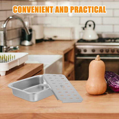 Stainless Steel Cooling Rack with Baking Tray for Oven and Kitchen 2