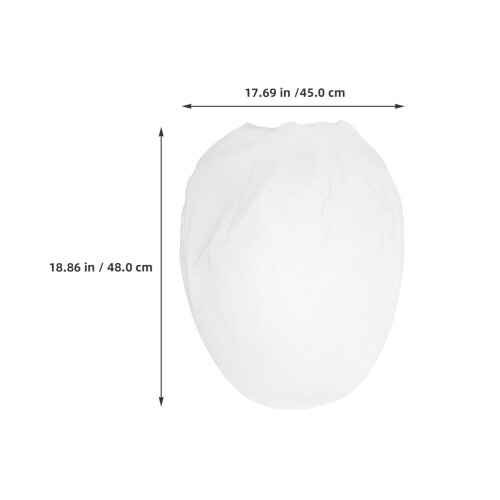 6St Duurzame Polyester Verfzeefzakken Wit Voor Thuisgebruik 1