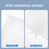 8St Witte Hoekbeschermers Plastic Tafelvoetbal Accessoires 3