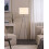 Beliani Floor Lamp VISTULA Metal Silver 2