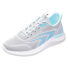 Women's Lightweight Breathable Water Shoes Quick Dry Slip Resistant Walking Sneakers Grey Size 7