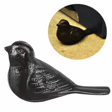 Cast Iron Door Stopper with Anti‑Slip Wedge Base, Heavy Duty Vintage Cat Design for Home and Office