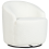 Beliani Swivel Armchair DAVIK Boucle Off-White 6