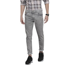 The Indian Garage Co Ανδρικά Slim Fit Στενά Γκρι Τζιν