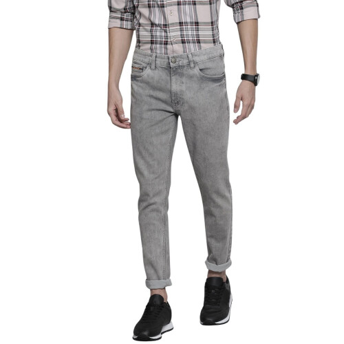 The Indian Garage Co Ανδρικά Slim Fit Στενά Γκρι Τζιν