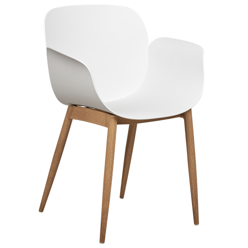 Beliani Set of 2 Dining Chairs ABILENE White 1