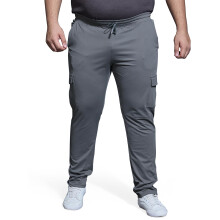 Technosport Heren Slim Fit Cargo voor Gym, Workout & Sport - (Mpp675Irg_Iron Grey_2Xl)