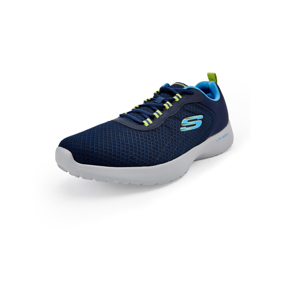 Skechers -Men's Casual Shoes-Dynamight-894402Id-Nvlm-8 Navy/Lime
