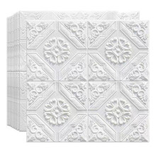 10Pcs Ceiling Roof Wallpaper 3D Waterproof-White palaces