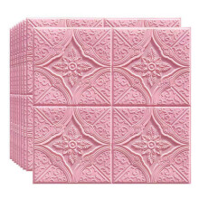 10Pcs Waterproof Background Wall Wallpaper Home-Pink Yotsuba