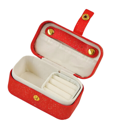 Boîte de rangement à la mode pour bijoux avec couvercle-3