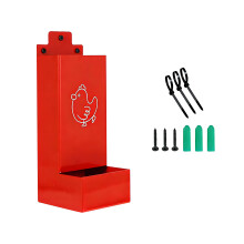 Unité d'alimentation automatique de volaille en métal-Rouge