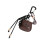 Versatile PU Key Holder Organiser Charm Practical-brown 1