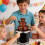 Machine à desserts attrayante à 3 couches pour enfants et 5