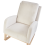 Beliani Rocking Chair ALSTA Boucle Off-White 6