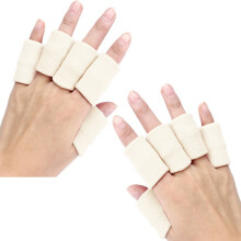 50Pcs Sports Finger Sleeves for Basketball Volleyball, Elastic Breathable Finger Support Brace with Soft Cushion Protection