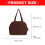 Sac à main élégant en nylon avec sangle amovible et housse-Rose 4