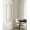 Beliani Wall Mirror AZEVILLE 46 cm 122 cm Metal Gold 2