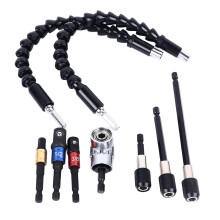 Drill Bit Extension Set: Quick Connect, Flex Shaft